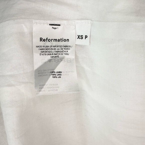 |NWOT| Reformation Gitane Linen Dress - Picture 12 of 12